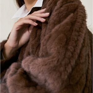 Vita Grace Fur Cardigan Coat